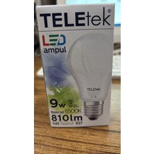 Teletek 9W Gün Işığı Ampul LED Tasarruflu