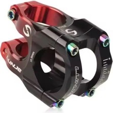 Lunje Bisiklet Boğazı 31.8mm Siyah - Kırmızı