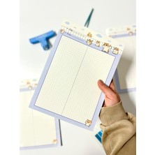 Kağıt Gemi Dükkan Sevimli Hamster Temalı Mavi 30 Yaprak B5 Not Defteri/scrapbook/planlayıcı/notebook/bullet Journal
