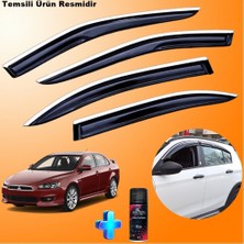 Caraks Mitsubishi Lancer Mügen Cam Rüzgarlığı Abs Nikelajlı Cam Rüzgarlığı 2008-2015 4lü +Ebrayn 150ML Koku