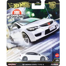 Hot Wheels Premium Car Culture Ronin Run Iı 07 Honda Civic Type R Metal/metal Real Riders 2/5
