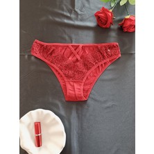 Zena Underwear Mia Önü Çapraz Detaylı Dantelli Kadın Iç Çamaşır Külot