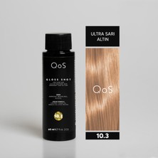 Qos Gloss Shot (Likit Jel Boya) 60 ml Platın Blonde Gold 10.3