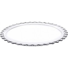 Paşabahçe Patissria Yuvarlak Cam Servis Tabağı 37 cm