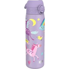 Ion8 - Paslanmaz Çelik Ince Suluk - Mor Unicorn - 600 ml - Sızdırmaz