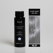 Qos Gloss Shot (Likit Jel Boya) 60 ml Platın Blonde Irıse Ash 10.21