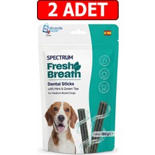 Spectrum Fresh Breath Dental Sticks 2ADET Naneli ve Yeşil Çaylı Orta Irk Köpek Ödül Maması 180GR (7'li)