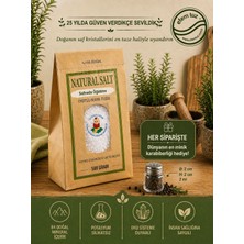 Efem Tuz Sofrada Öğütme İyotlu 3 Paket  Silikatsız Kaya Tuzu (500 Gram ×3)+ 1 adet Dünyanın en küçük karabiberliği (h:3.5 cm -ø2.5 cm)