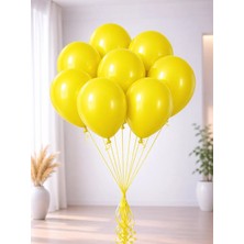 Parti Adresi Sarı Metalik Balon 10'Lu 12"