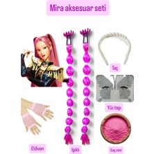 3b Kids Kpop Mira Aksesuar Seti Pembe Işıklı Saç Aksesuar Seti