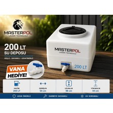 Promaster 200 Lt Kare Su Deposu VANA HEDİYE Tankı Bidonu Karavan