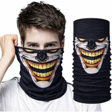 Practika Joker Baf Maske Çok Amaçlı Bandana 3 No Unisex Yüz Boyun Koruma
