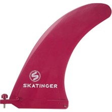 Skatinger Stand Up Paddle Board Büyük Vidalı Fuşya Rengi Fin - Salma Sup Board Fin