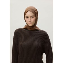 Fresh Scarfs İnce Pamuk Vual Şal Sütlü Kahve