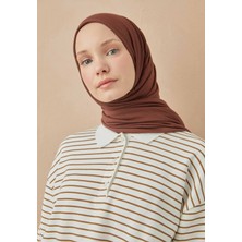 Fresh Scarfs Kızıl Kahve Penye Şal