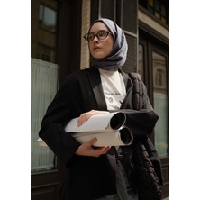 Fresh Scarfs Bambu Şal Mavi / Gri