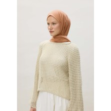 Fresh Scarfs Penye Şal Somon