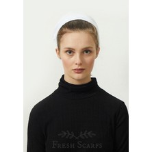 Fresh Scarfs Beyaz Pamuklu İç Tülbent