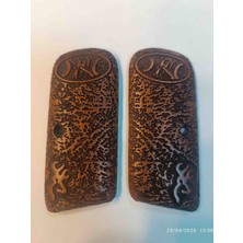 Yücel Av Bayii Fn Browning Hp M1910 Kısa Belçika Ahşap Tabanca Kabzesi