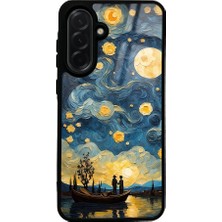 Ceponya Galaxy A36 Kılıf Kamera Korumalı Desenli Luxury Portrait Painting Lusi Kapak