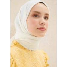 Fresh Scarfs Kırık Beyaz Bürümcük Şal