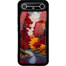 Ceponya Tecno Spark Slim 5g Kılıf Kamera Korumalı Desenli Luxury Portrait Painting Lusi Kapak