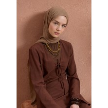 Fresh Scarfs Modal Damalı Şal Nude