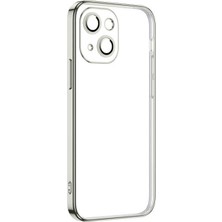 The Gencoo iPhone 13 Mini Uyumlu Tgco Krep Kapak-Gümüş