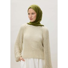 Fresh Scarfs Penye Şal Olive