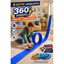 Hak-İş Oyuncak Go Loop 3 Metre Döngülü Yarış Pisti ve 1 Adet Araba