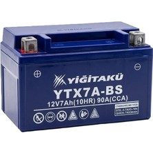 Yiğit Akü Motosiklet Aküsü YTX7A-BS 12V 7AH (C10)