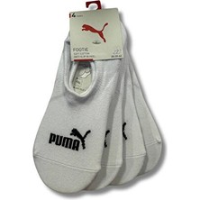 Puma High Cut Footie Çorap (4 Çift) 93836802 Beyaz