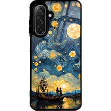 Ceponya Galaxy A26 Kılıf Kamera Korumalı Desenli Luxury Portrait Painting Lusi Kapak