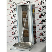360KONYA Inox Master 3 Radyanlı Döner Ocağı Alttan Motorlu