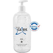 Just Glide Medical Anal Lubricant Gel 500 ml Anal Kayganlaştırıcı Jel