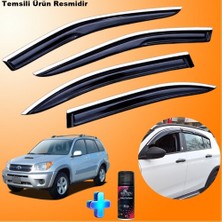 Caraks Toyota Rav4 Mügen Cam Rüzgarlığı Abs Nikelajlı Cam Rüzgarlığı 2007-2012 4 Lü + Ebrayn 150 ml Koku