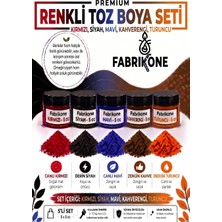 Fabrikone 5'li Set Premium Parafin Soya Wax Toz Mum Boyası Hobi Seti - 5 cc (Kırmızı, Siyah, Mavi, Kahverengi, Turuncu) BKFAB5KSMKHT5G