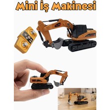 Boratila Toys 2.4ghz 1:64 Uzaktan Kumandalı Metal Başlıklı ve Gövdeli Full Fonksiyon Şarjlı Minik Kepçe