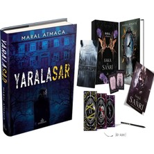 Ephesus Yayınları Yaralasar 1 Ciltli ve Saka ve Sanrı Tek Kitaplık Hediyeli Kutu (Maral Atmaca) 2li Set