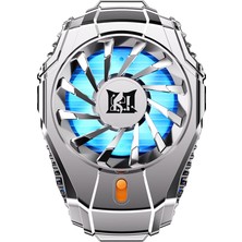 Zore N15 Telefon Soğutucu Fan 2 Kademeli Tec Soğutma Gümüş Kaplama Gaming Soğutucu Lyon Tech