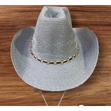 Moda Nokta Ince Bez Kovboy Fötr Delikli Şapka Ipli Yaz Unisex Kadın Erkek Yetişkin