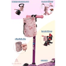 Lucina Flow Çocuk Bisiklet Scooter Gidon Çantası, Ön Bisiklet Sepeti, Su Geçirmez Kumaş, Çoğu Çocuk Bisikleti Veya Scooter'a Uyumlu