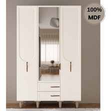 Comiet Açelya 3 Kapak Mdfayaklı Tasarım Gardırop