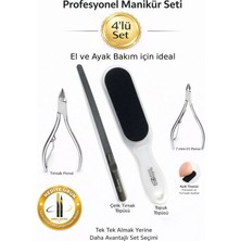 Solingen 4’lü El ve Ayak Bakım Seti | Tırnak Makası + Tırnak Törpü + Tırnak Pens + Topuk Törpü