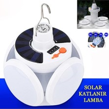 Go İthalat Solar 5 Kanatlı Kamp Lambası