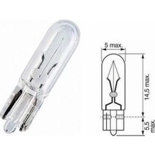 Atiker 12 Volt 1.2 Watt Küçük Dipsiz Ampul 1 Adet