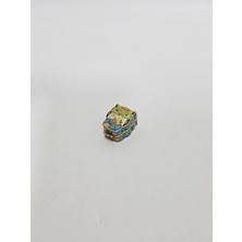 Hasyılmaz Antika Cloisonne Minyatür Kutu 3,4x2,7cm 086