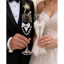 Bavella Gelin-Damat Kadehi Güpür Detay