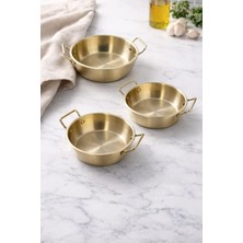 Bavella 3'lü Gold Tava