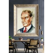 Giyense Gümüş Çerçeveli Atatürk Tablo A26